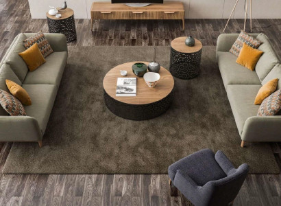 Green Sofa Modern Living Room Sofa Set Three-Seater Armchair Two-Seater 3+2+1